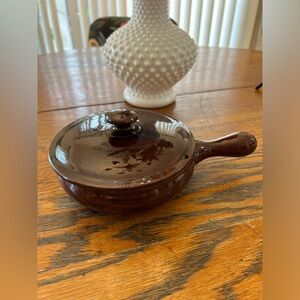 VULCANIA ITALY Vintage Pan Skillet with Handle and Lid